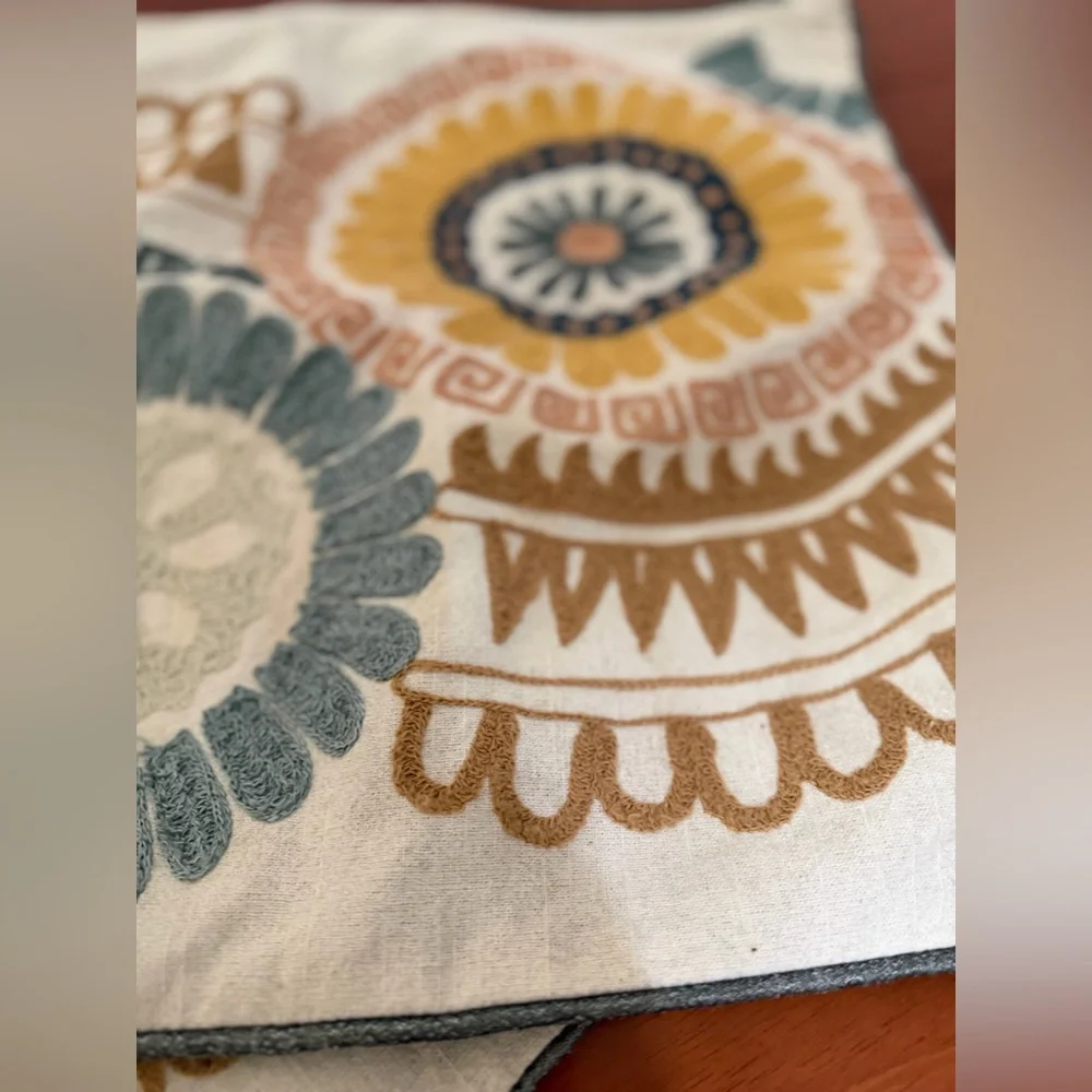 PIER ONE Decorative Throw Pillow Cases 18x18 (Set of 2)